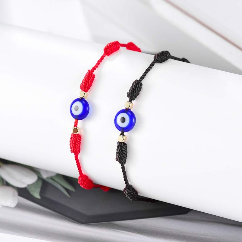 Tarsus Nazar Amulet Mal De Ojo Bracelet Blue Bad Eye Protection for Women Men Evil Eye Bracelets - Image 2